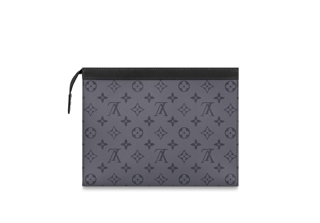 LV ルイヴィトンブラックオールドフラワーブラックチェッカーボードメンズハンドバッグ