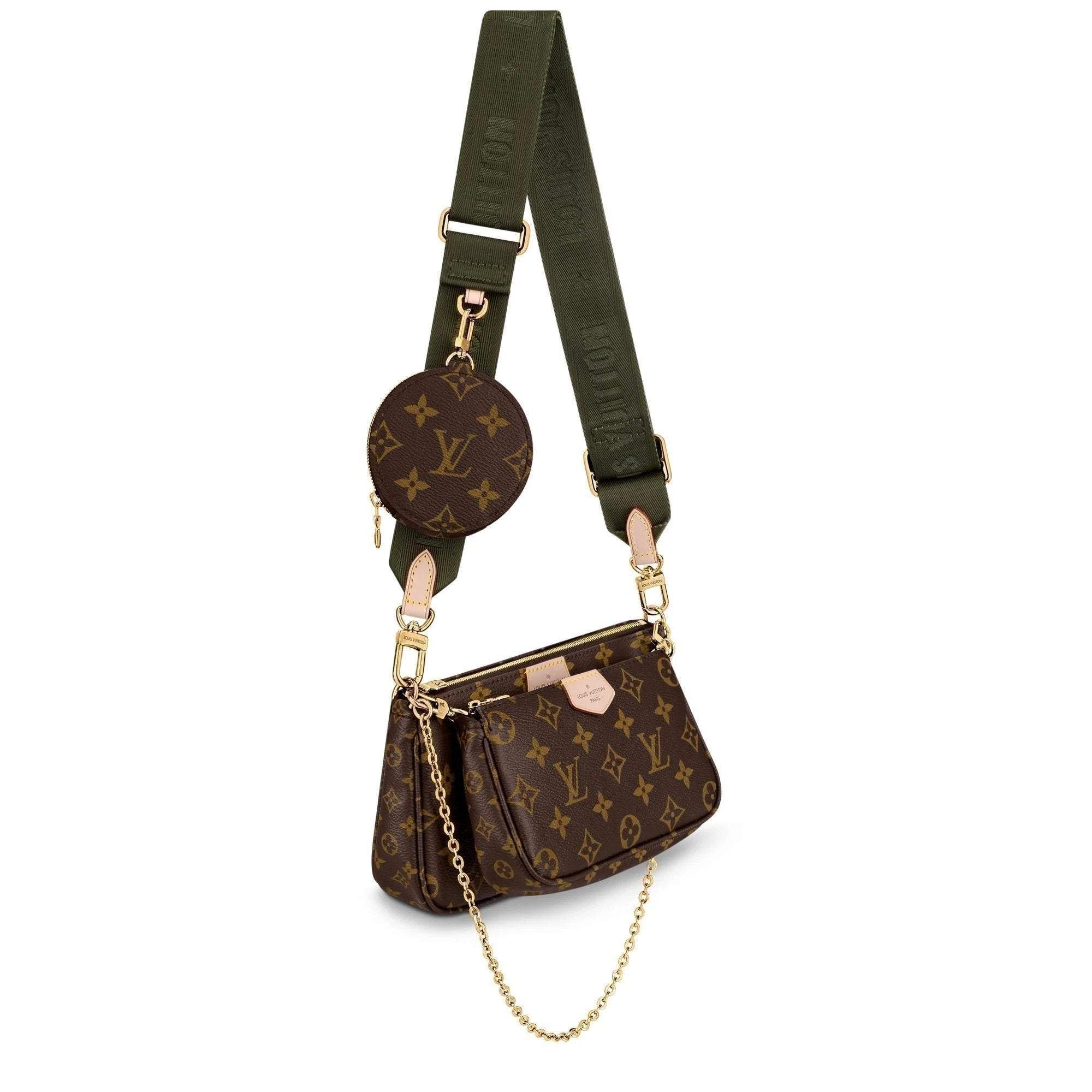 新作先取り! ルイヴィトン 多機能ポシェットLouis Vuitton | Multi Pochette Accesoires M44813(Kaki)