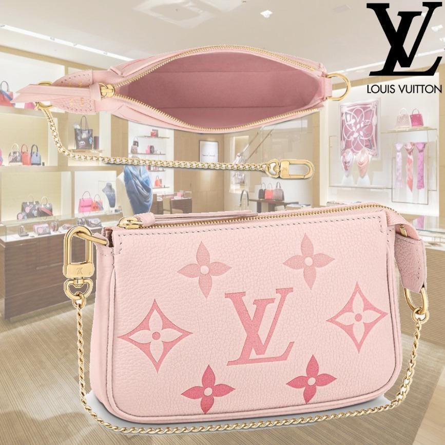新作ルイヴィトン ミニポーチ アクセサリー ピンク ギフトに最適