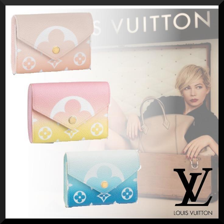 LV（ルイヴィトン）完売必至☆ルイヴィトン☆PF VICTORINE 財布　ミニサイズ　３色