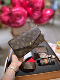 LV 新作切り紙スリーピースチェーンバッグ