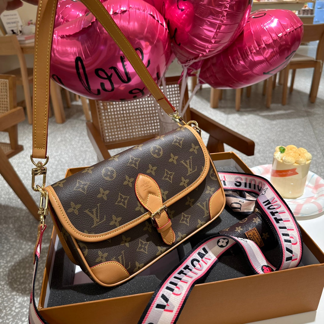 LV ダイアン フラップ ハンドバッグ