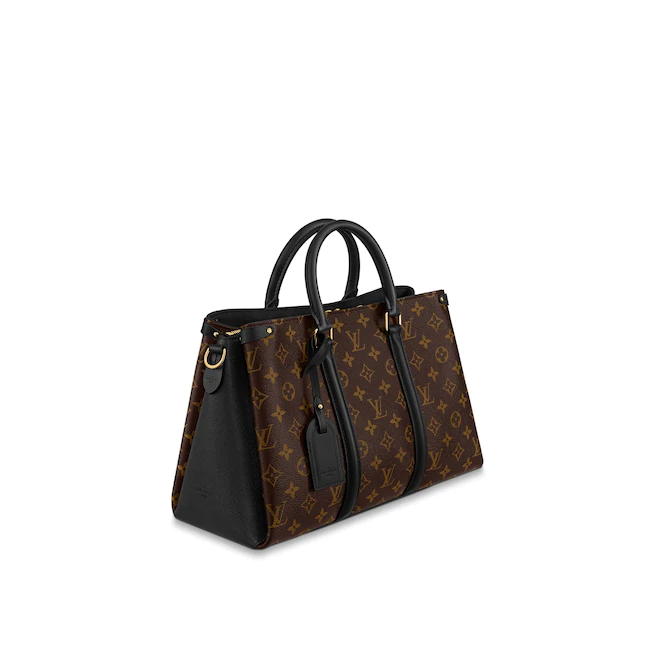 LV  Soufflot MMソフトモノグラムキャンバスハンドバッグ