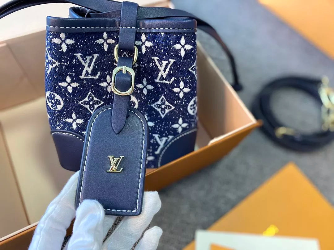 LVデニムバケットバッグ