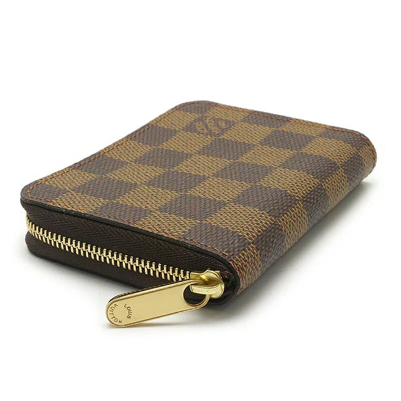 ルイヴィトン LV N63070 ジッピーコインパース ダミエ 小銭入れ カードケース 男女兼用 美品