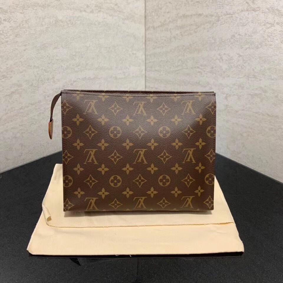 LV（ルイヴィトン） クラシックスタイル爆発スタイルウォッシュバッグ、ハンドバッグ15/19/26老眼男性と女性の同じスタイル