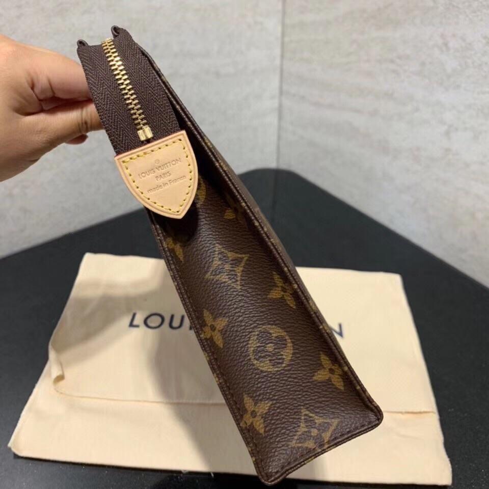 LV（ルイヴィトン） クラシックスタイル爆発スタイルウォッシュバッグ、ハンドバッグ15/19/26老眼男性と女性の同じスタイル