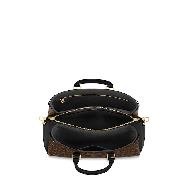 LV  Soufflot MMソフトモノグラムキャンバスハンドバッグ