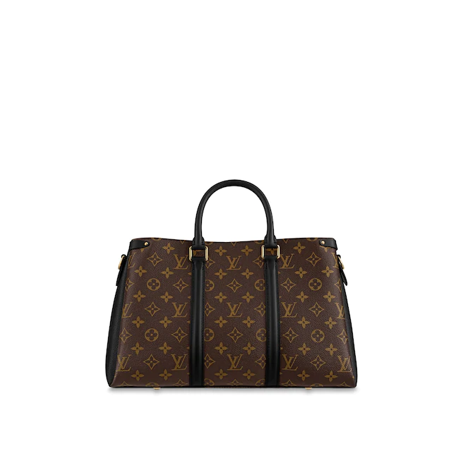 LV  Soufflot MMソフトモノグラムキャンバスハンドバッグ