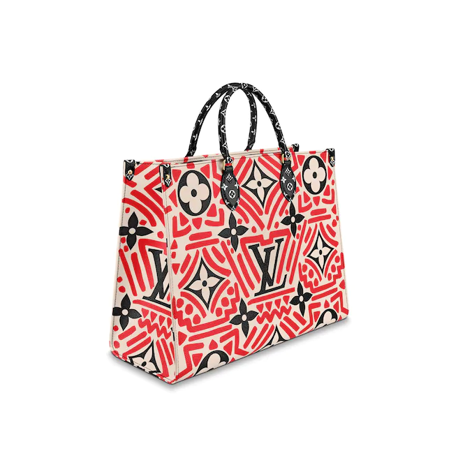 LV CRAFTY ONTHEGO GMグラフィティ風プリントトートバッグ