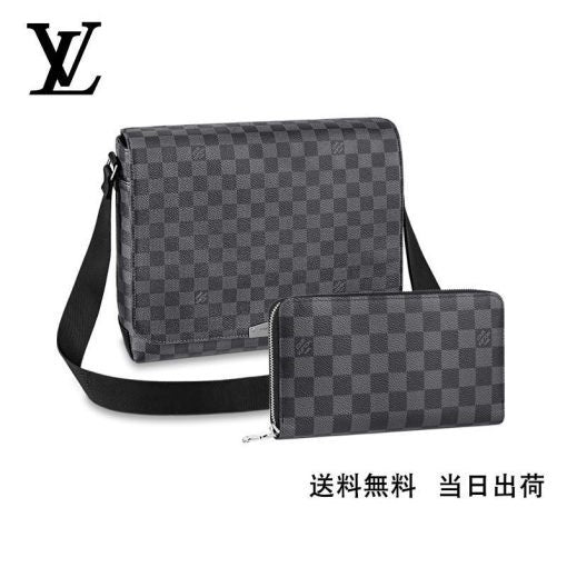 LOUIS VUITTON ディストリクト MM NV2 長財布 ベルト 3点セット お得 REF:N40350+N60111
