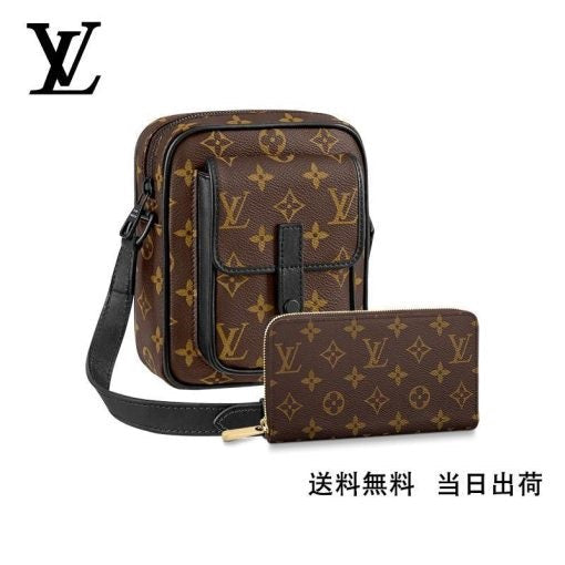 LOUIS VUITTON アヴェニュー・スリングバッグ 長財布 2点セット お得 REF:M69404+M60017